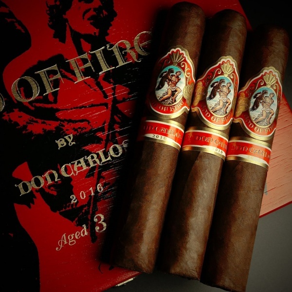 God Of Fire｜God Of Fire by Don Carlos Robusto Gordo 54 火神唐卡洛斯 特級羅布圖54 10支/盒