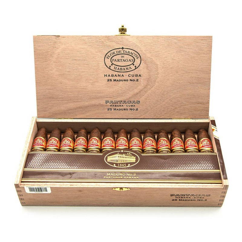 PARTAGAS MADURO No.2 25s 帕特加斯 马杜罗二号 25支/盒