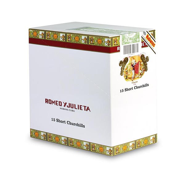 ROMEO Y JULIETA SHORT CHURCHILS 15s 罗密欧与朱丽叶 短丘吉尔 纸盒铝管 15支/盒