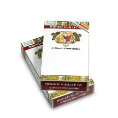 ROMEO Y JULIETA SHORT CHURCHILS 15s 罗密欧与朱丽叶 短丘吉尔 纸盒铝管 15支/盒