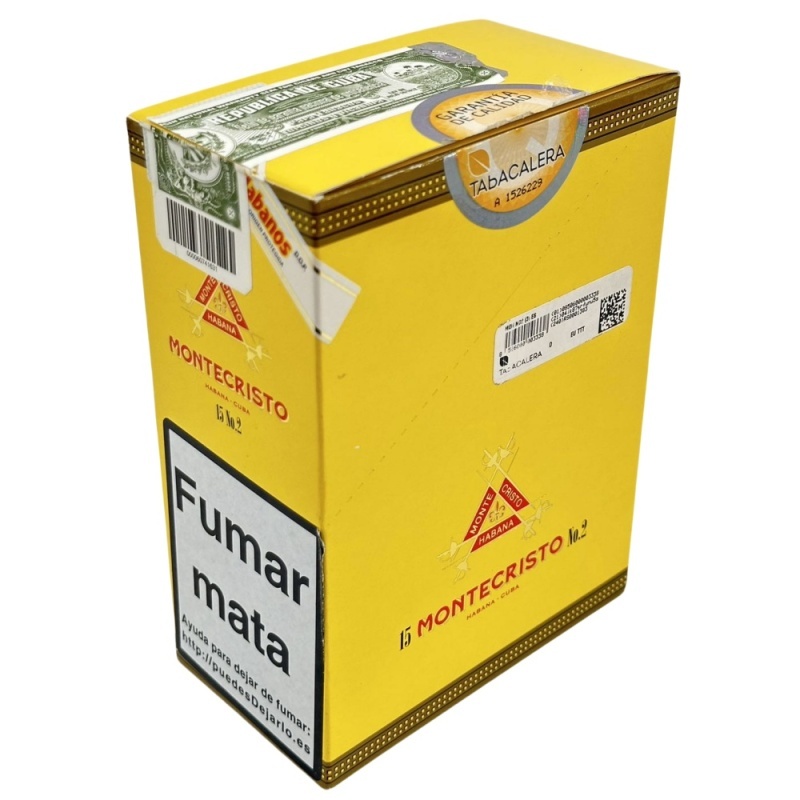 MONTECRISTO No.2 15s 蒙特 二号纸盒 15支/盒（香港自提）