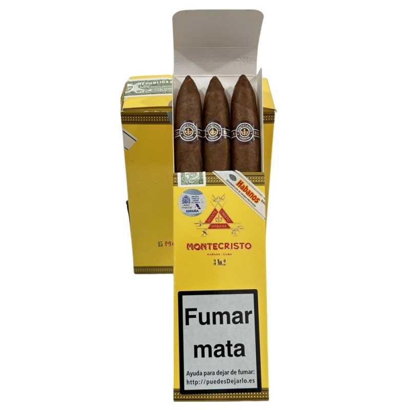 MONTECRISTO No.2 15s 蒙特 二号纸盒 15支/盒（香港自提）