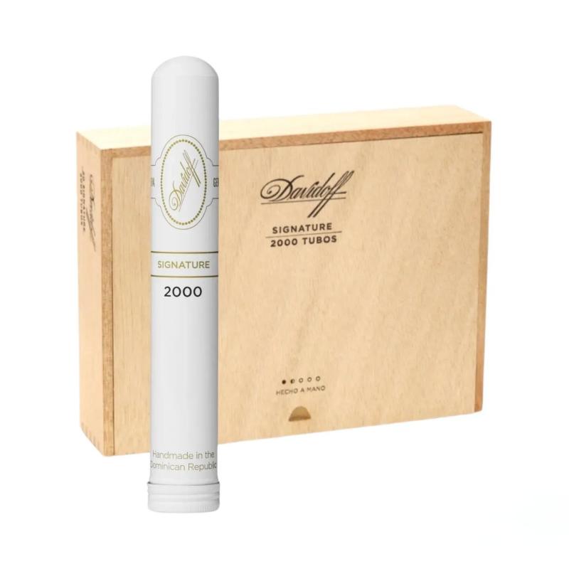 DAVIDOFF SIGNATURE 2000 TUBOS 20S 大卫杜夫 署名2000 铝管 20支/盒（澳门自提）