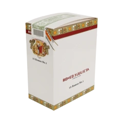 ROMEO Y JULIETA No.1 15s 罗密欧与朱丽叶一号纸盒铝管 15支/盒（澳门自提）
