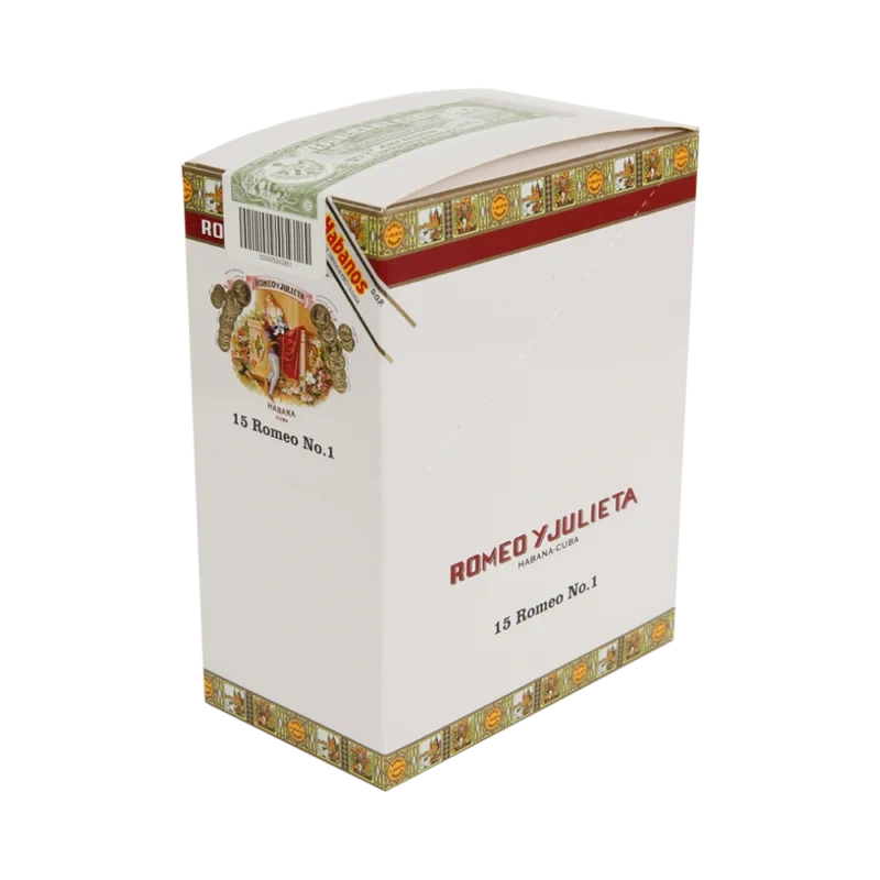 ROMEO Y JULIETA No.1 15s 罗密欧与朱丽叶一号纸盒铝管 15支/盒（澳门自提）