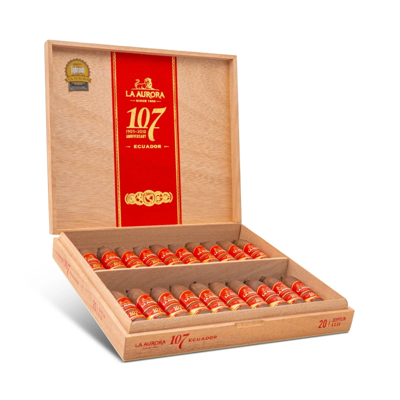 La Aurora 狮子王107 Ecuador Zeppelin 107 厄瓜多尔 齐柏林 飞艇 20支/盒（澳门自提）