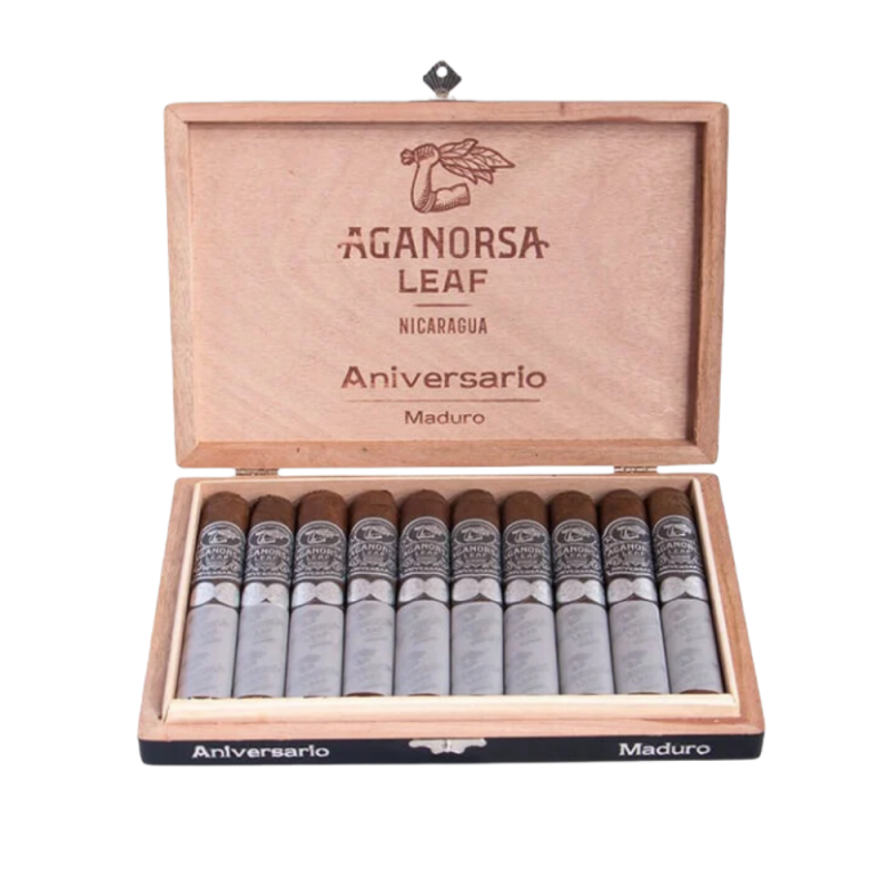 Aganorsa Leaf Aniversario Maduro Gran Robusto BP 10s 紫檀叶 周年纪念 马杜罗 格兰罗布图 10支/盒