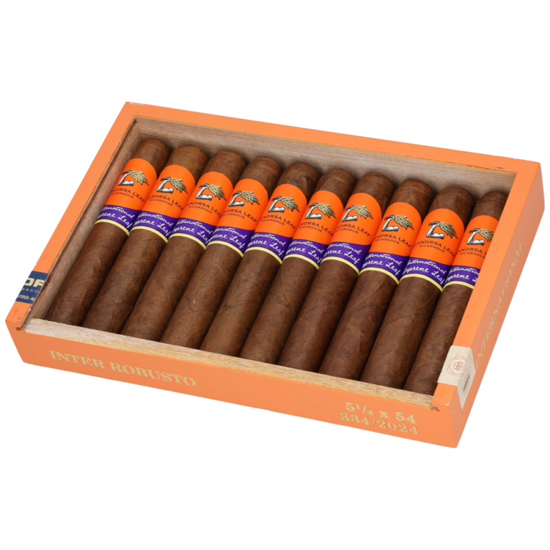Aganorsa Leaf Supreme Leaf Inter Robusto 10s 紫檀叶 至高叶 国际版 罗布图 10支/盒（澳门自提）