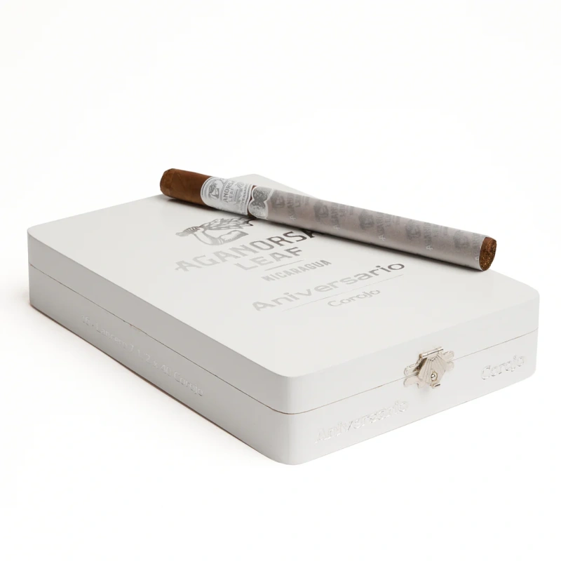 Aganorsa Leaf Aniversario Corojo Lancero 16s 紫檀叶 周年纪念 科罗霍 长矛 16支/盒（澳门自提）