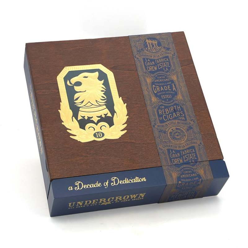 Drew Estate Undercrown 10 Doble Corona  20s 德鲁庄园 冠冕 十周年 双高朗拿 20支/盒（澳门自提）