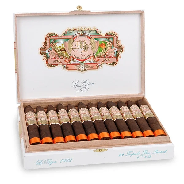 MY FATHER LE BIJOU 1922 TORPEDO BOX PRESSED 23S 我的父亲 珍宝 1922 盒压鱼雷 23支/盒（澳门自提）