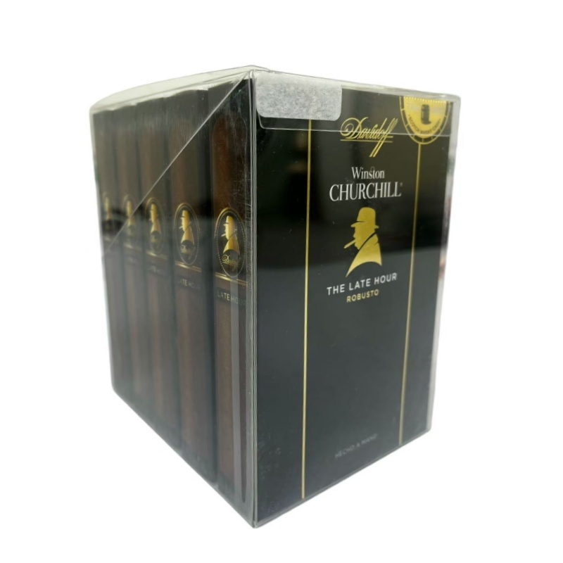 DAVIDOFF WINSTON CHURCHILLTHE LATE HOUR ROBUSTO 20S 大卫杜夫 温斯顿 至暗时刻 罗布图 纸盒4*5 20支/盒（澳门自提）