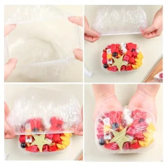 Hot selling disposable transparent food grade food preservation plastic wrap packaging