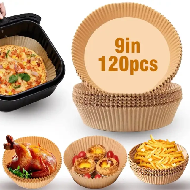 Hot selling waterproof and high temperature resistant air fryer paper disposable air fryer paper
