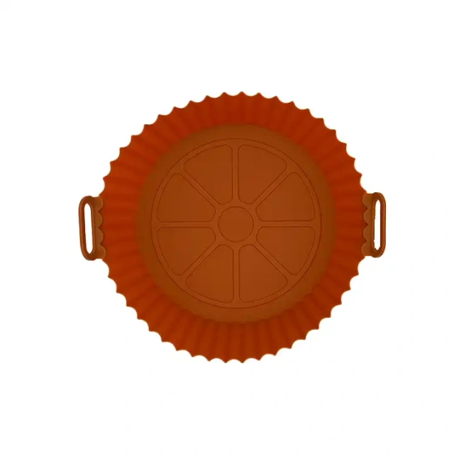 Best Selling Reusable Heat Resistant Air Fryer Silicone Basket BPA Free Durable Easy Silicone Air Fryer Baking Liner
