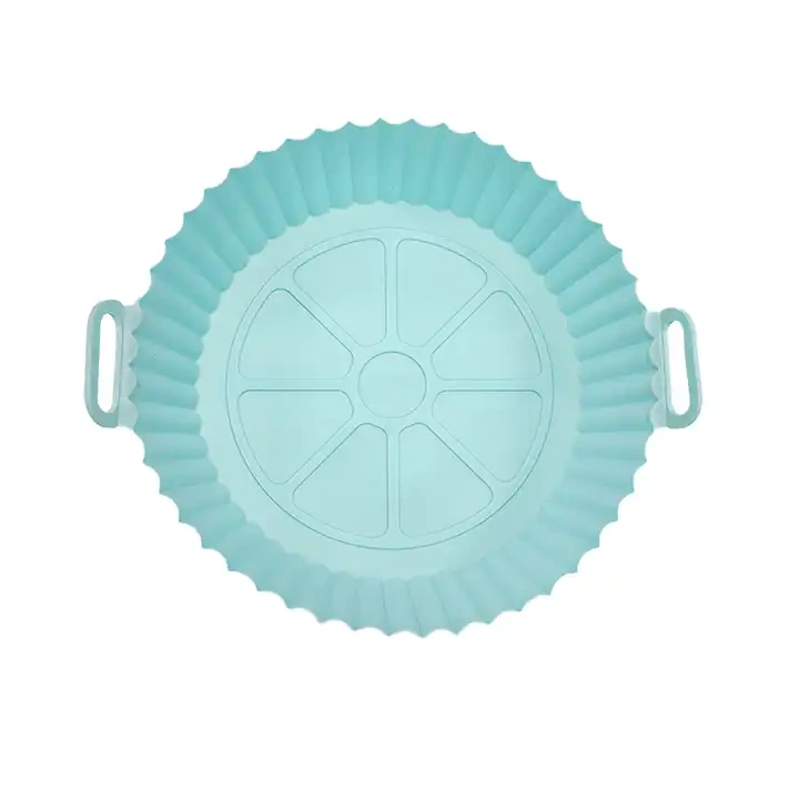 Best Selling Reusable Heat Resistant Air Fryer Silicone Basket BPA Free Durable Easy Silicone Air Fryer Baking Liner