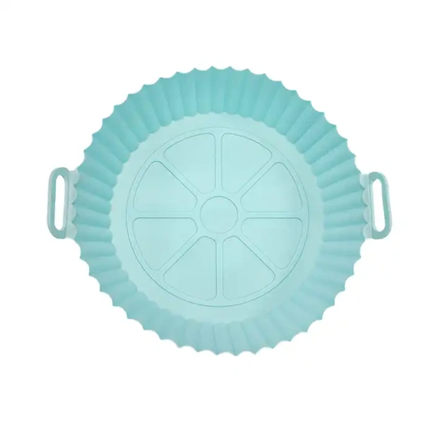Best Selling Reusable Heat Resistant Air Fryer Silicone Basket BPA Free Durable Easy Silicone Air Fryer Baking Liner