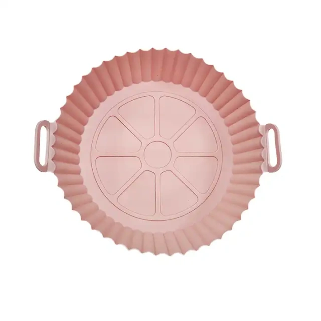 Best Selling Reusable Heat Resistant Air Fryer Silicone Basket BPA Free Durable Easy Silicone Air Fryer Baking Liner