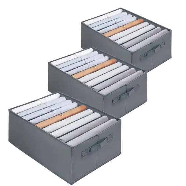Custom wholesale modern simple fabric storage home clothing convenient storage box