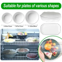 Hot selling disposable transparent food grade food preservation plastic wrap packaging