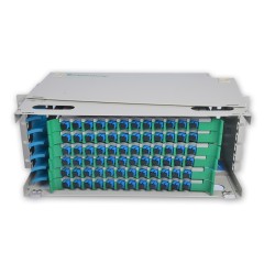 72 SC ODF FDU, com adaptadores, pigtails e todos os acessórios de instalação