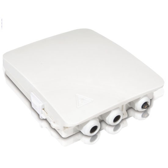 FF-FTB8C Caixa de terminais ópticos de 8 núcleos (capacidade máxima: 8 núcleos SC), montagem em parede, 200x160x46mm