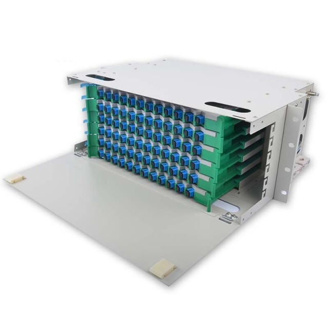 72 SC ODF FDU, com adaptadores, pigtails e todos os acessórios de instalação