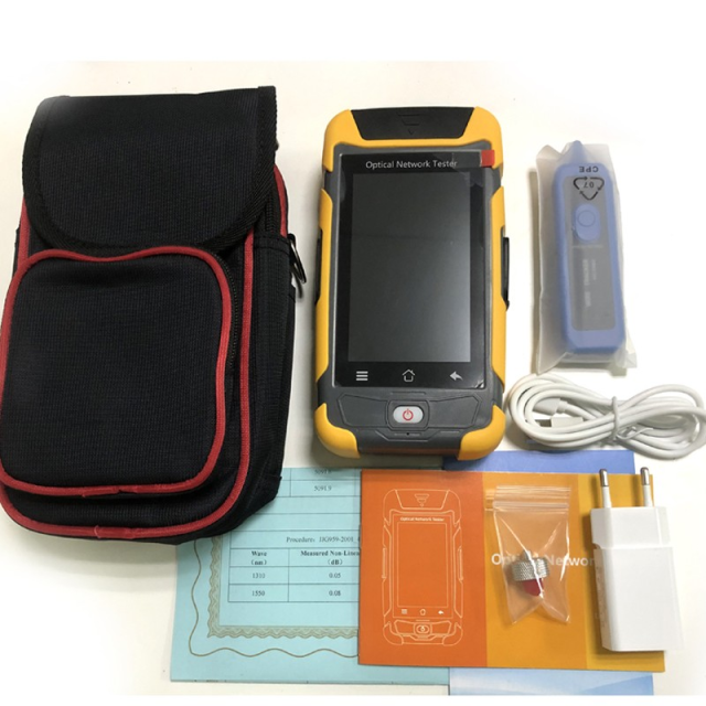 980EXP OTDR Reflectometer with Multi Functions OPM OLS VFL Auto Event Map RJ45 Cable Tester Expert Testing SC FC Connectors