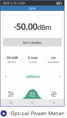 980TEK OTDR Reflectometer พร้อม OPM OLS VFL RJ45 บลูทูธ