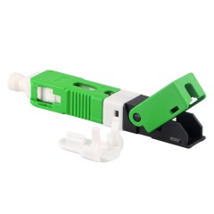 ESC25D-APC SC/APC-Schnellverbinder für 2 x 3 mm Drop-Kabel und 1,6 x 2 mm Drop-Kabel FTTH-Glasfaser-Feldmontagestecker