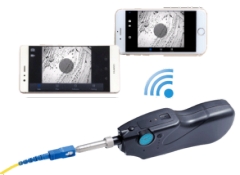 Проверка оптоволоконного коннектора FF-760AW Микроскоп для проверки торцевой поверхности волокна Поддержка подключения USB и WIFI