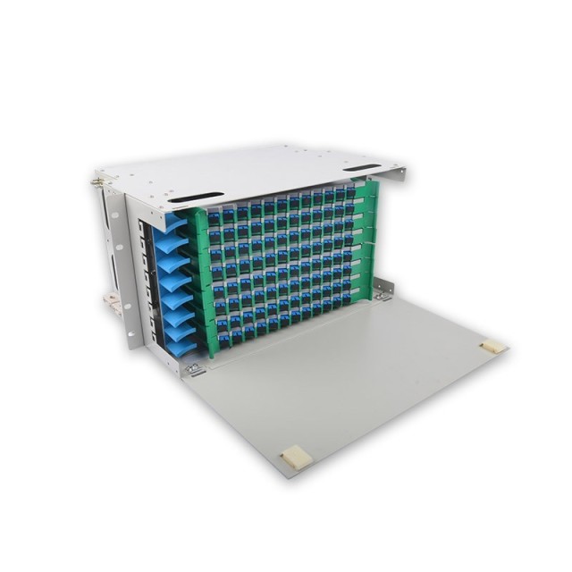 96 SC ODF FDU, com adaptadores, pigtails e todos os acessórios de instalação