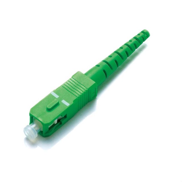 Conector de epoxi SC/APC con funda de 2,0 mm