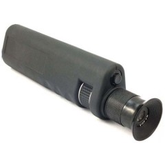 400X 手持式光纤显微镜，用于光纤端面检查，带 1.25 毫米和 2.5 毫米适配器