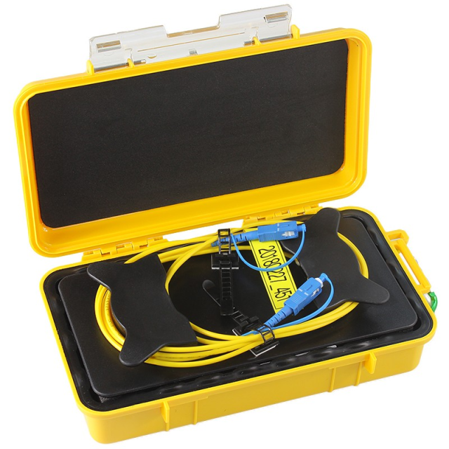 OTDR-Vorlaufkabelbox, OTDR-Totzonen-Eliminator, OTDR-Glasfaserringe, FC/SC/LC