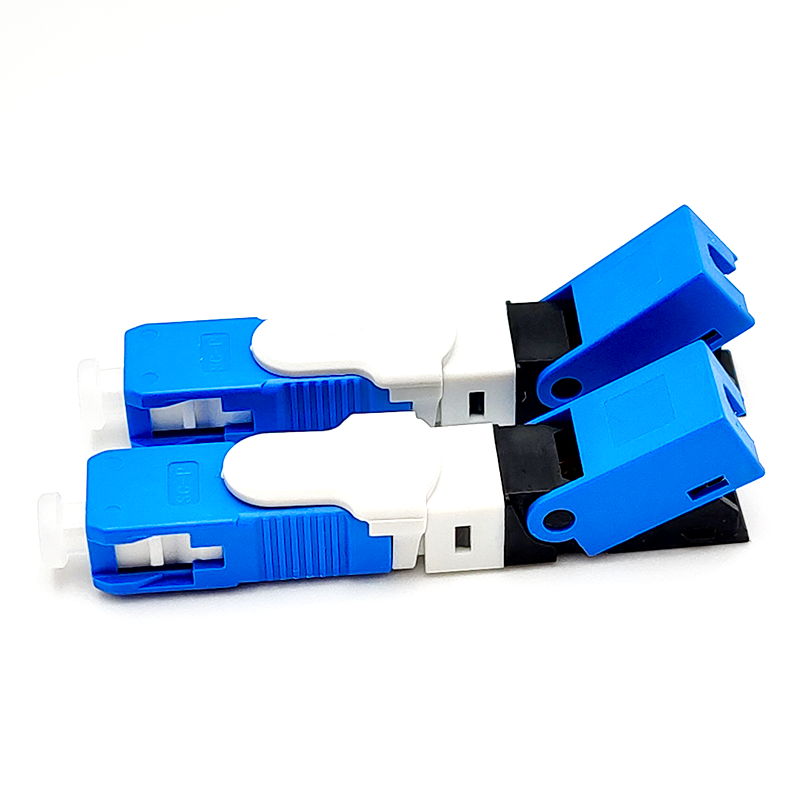 ESC25D-UPC SC/UPC-Schnellverbinder für 2 x 3 mm Drop-Kabel und 1,6 x 2 mm Drop-Kabel FTTH-Glasfaser-Feldmontagestecker