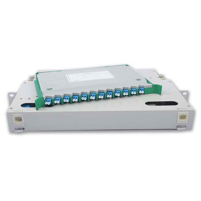 12 Duplex LC ODF FDU, With Adapters, Pigtails and All Installation Accessories