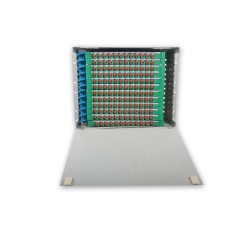 144 FC ODF FDU, com adaptadores, pigtails e todos os acessórios de instalação