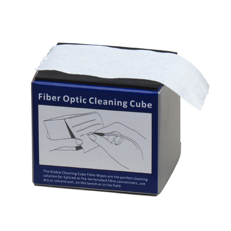 Cubo de limpieza de fibra óptica