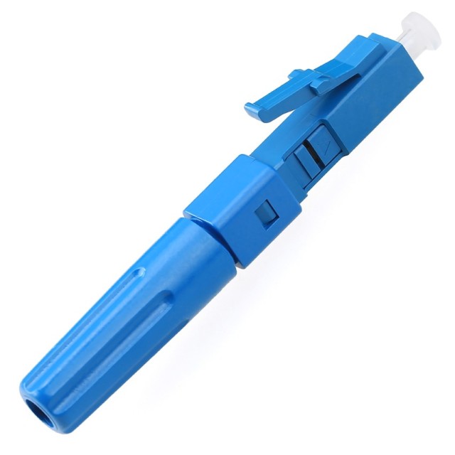 Conector rápido LC/UPC ELC925T-UPC para cabo drop de 2,0 x 3,0 mm, 1,6 x 2,0 mm, cabo interno de 3,0 mm e 2,0 mm, cabo invisível de 0,9 mm, conector de montagem de campo de fibra óptica