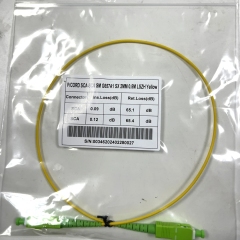 Fiber Patch Cord Optical Cable Fibre Jumper with SC APC Connector G657A1 Single Mode Fiber LSZH 0.5m 1m 2m 3m 5m 10m 15m 30m Long