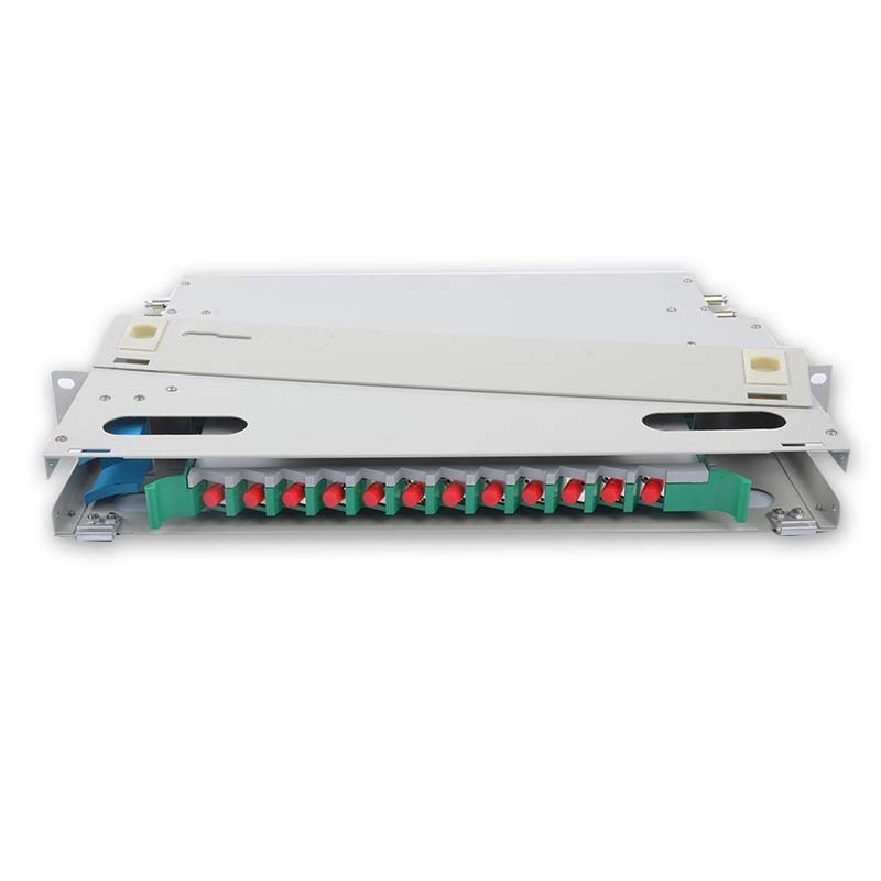 12 FC ODF FDU, With Adapters, Pigtails and All Installation Accessories