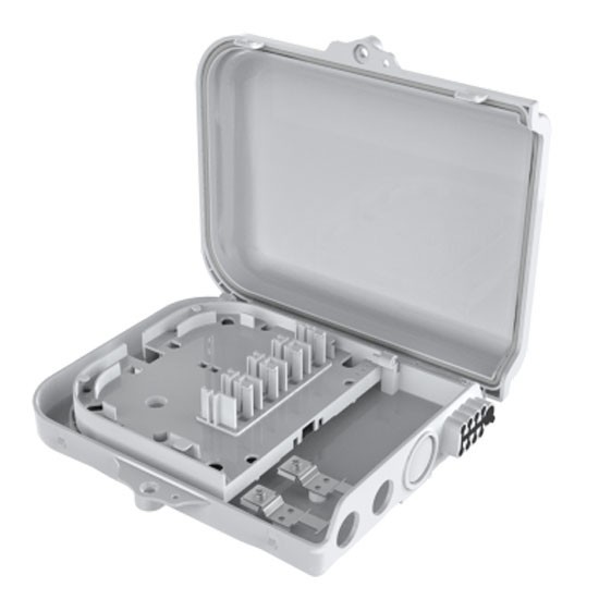 FF-FTB8D 8-adrige optische Anschlussbox (Maximale Kapazität: 8 Adern SC), Wandmontage, 225 x 180 x 48 mm