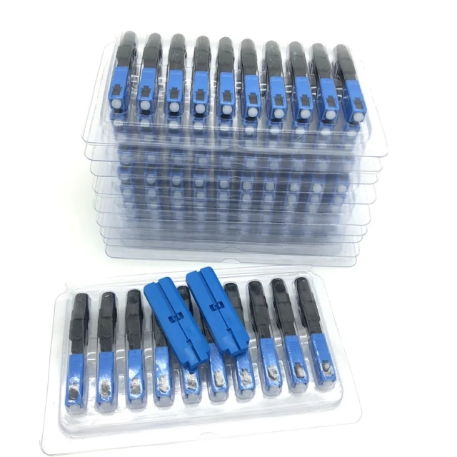 Optical Fiber SC UPC Fast Connector Quick Connect Cold Connection Field Assembly Single Mode