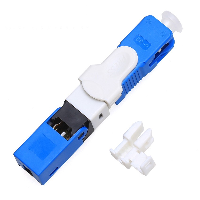 ESC25D-UPC SC/UPC-Schnellverbinder für 2 x 3 mm Drop-Kabel und 1,6 x 2 mm Drop-Kabel FTTH-Glasfaser-Feldmontagestecker
