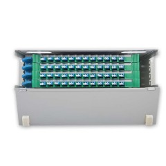48 Duplex LC ODF FDU, Có bộ chuyển đổi, dây nối và tất cả các phụ kiện lắp đặt