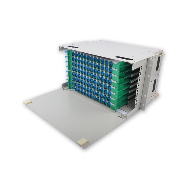 96 SC ODF FDU, com adaptadores, pigtails e todos os acessórios de instalação