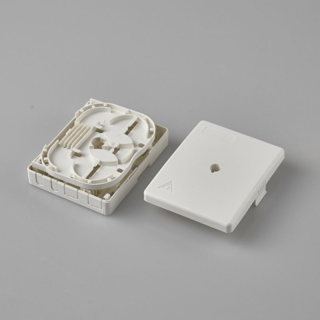 FF-FOS2J Piastra frontale per presa in fibra ottica per cavo interno 2 coreS Montaggio a parete 102*80*25MM