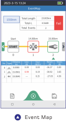 980TEK OTDR Reflectometer พร้อม OPM OLS VFL RJ45 บลูทูธ