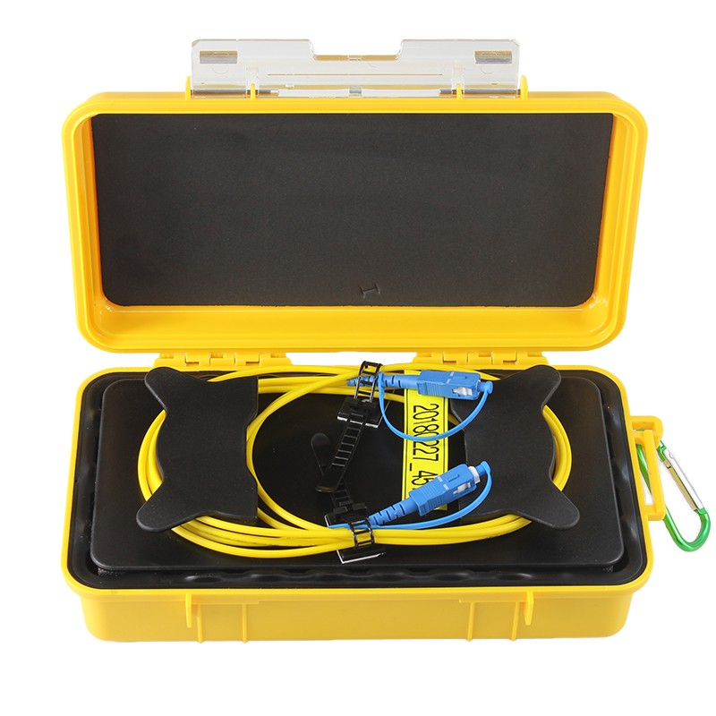 OTDR-Vorlaufkabelbox, OTDR-Totzonen-Eliminator, OTDR-Glasfaserringe, FC/SC/LC